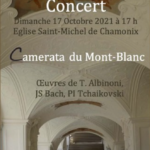 Camerata du Mont-Blanc : moment suspendu à l'Eglise de Saint-Michel de Chamonix