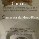 4e concert de la Camerata du Mont-Blanc à Chamonix